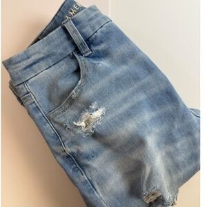 American‎ Eagle The Dream Jean Women's Size 4 Distressed Skinny Light Wash